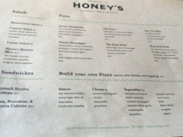 Honey's Pizza food