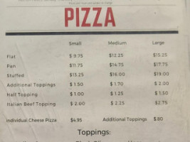 Main Street Exchange Pizza menu