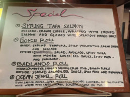 Fuji Japanese Steakhouse Sushi menu