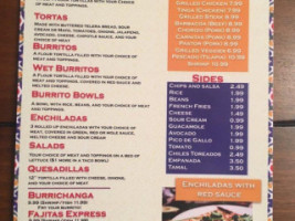 Lumbrada Express menu