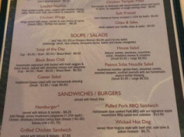 Wicked Wilderness Pub menu