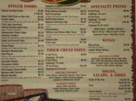 Devil Dog Saloon menu