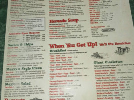 Tony's I-75 menu