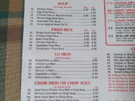 King's Wok menu