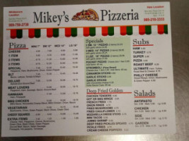 Mikey's Pizzeria Hale menu