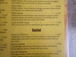 Los Dos Amigos Mexican menu