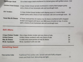 Windmill Cafe On The Square menu