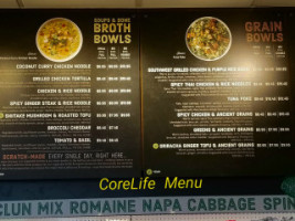 Corelife Eatery menu