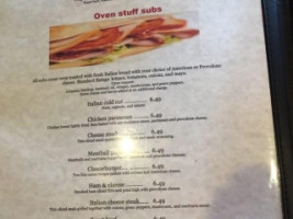 Ryan's Famous Pizza Subs menu