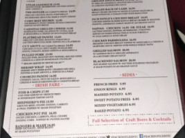 Jack Doyle's menu