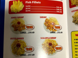 Hooks Fish And Chicken menu