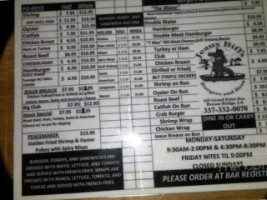 Jeaux Biffs Burgers And Beer menu