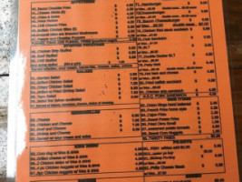 Cajun Joe's Cafe menu