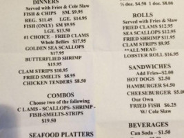 J&j Seafood menu