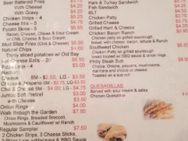 Pandemonium And Grill menu