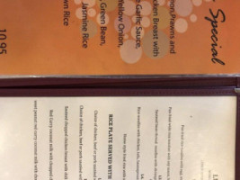 Sonora Thai Cuisine menu