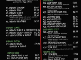 Mosa Hibachi Sushi Japanese Express Webb City menu