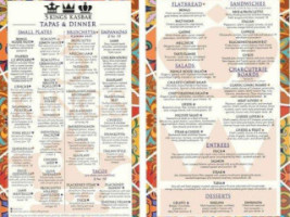 3 Kings Kasbar menu