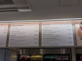 Sweetgreen Fulton Market menu