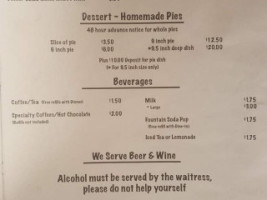 Yankton Store menu