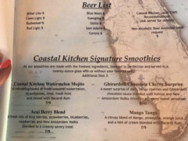 Naples Coastal Kitchen menu