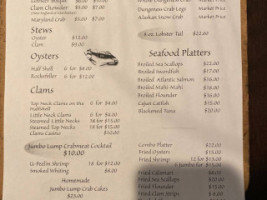 Cap'n Cats Clam Tavern menu