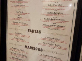 Marieta's menu