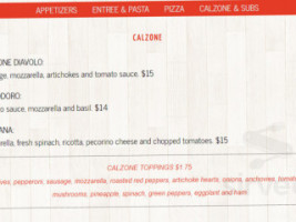 Ciao Osteria menu