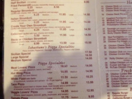 Sebastiano's Italian And Pizzeria menu