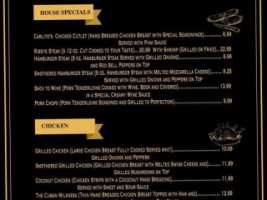 Carlito's Cafe menu