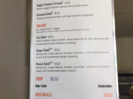 Zenwich menu