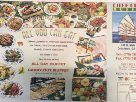 Chef Chen Buffet menu