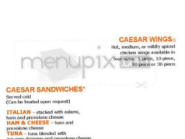 Little Caesars menu