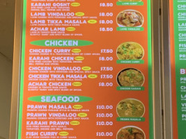 Naan N' Curry menu