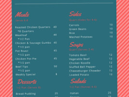 Food A Fare menu