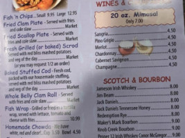 Johnny's Victory Diner menu