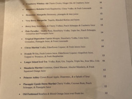 Bistro On 19th menu