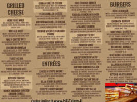 Meltology Grilled Cheese menu