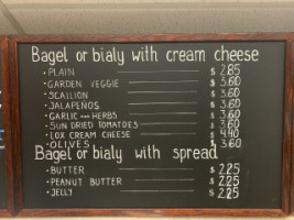 Bagel N' Go menu