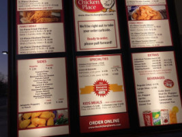 The Chicken Place menu