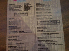 Graffiti Bao menu