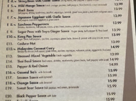 Ye's Asian Vegan Kitchen menu