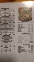 Susan Bobe's Pizza menu