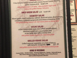 Kelly's Corner menu