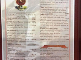 La Espuela Mexican Grill menu