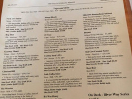 Lift Bridge Brewing Company menu