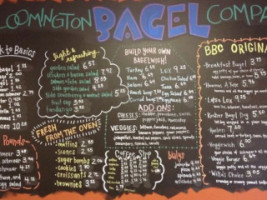 Bloomington Bagel Company menu