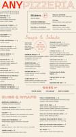 A.n.y. Pizzeria menu