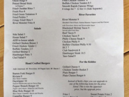 Smooth Rapids Outfitters menu