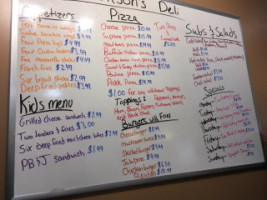 Jackson's Deli menu